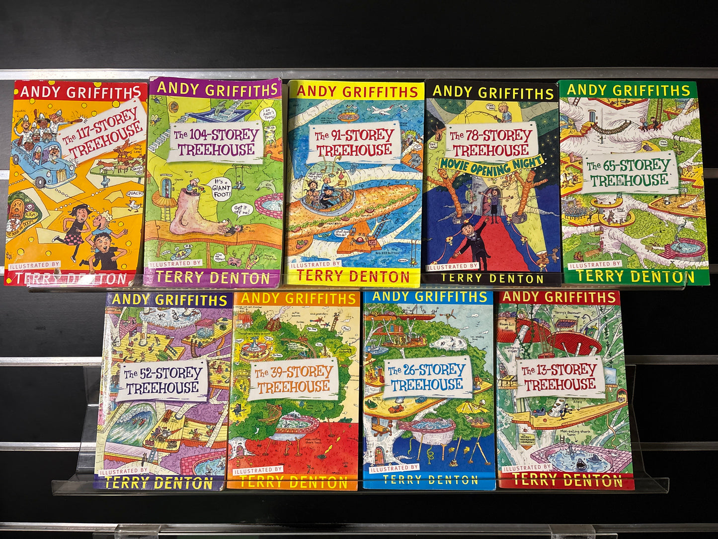 GRIFFITHS, Andy 'Treehouse' Series Books #1-9  Bundle of 9 (Min. fair condition)