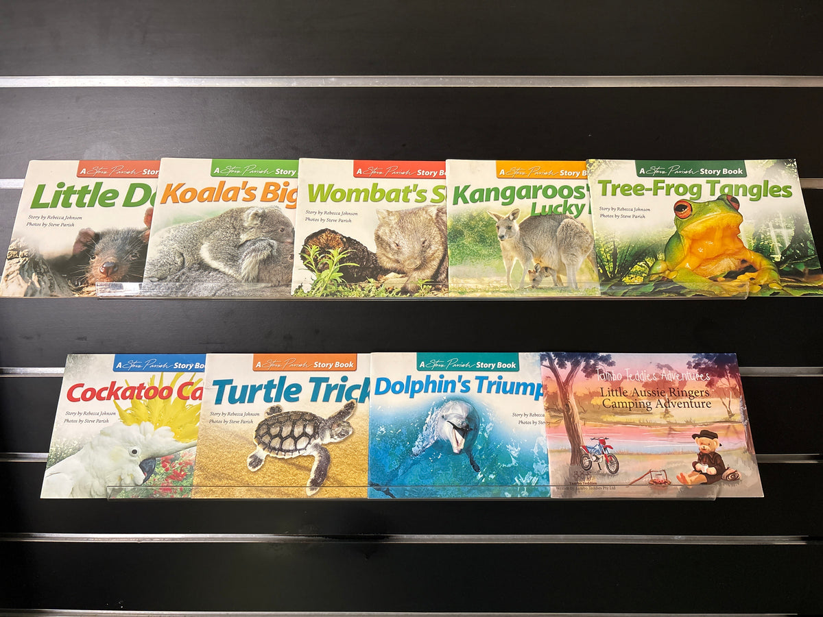 PARRISH, Steve Australian Nature Storybook Series + Bonus 'Tambo' title Bundle of 9 (Min. good condition)