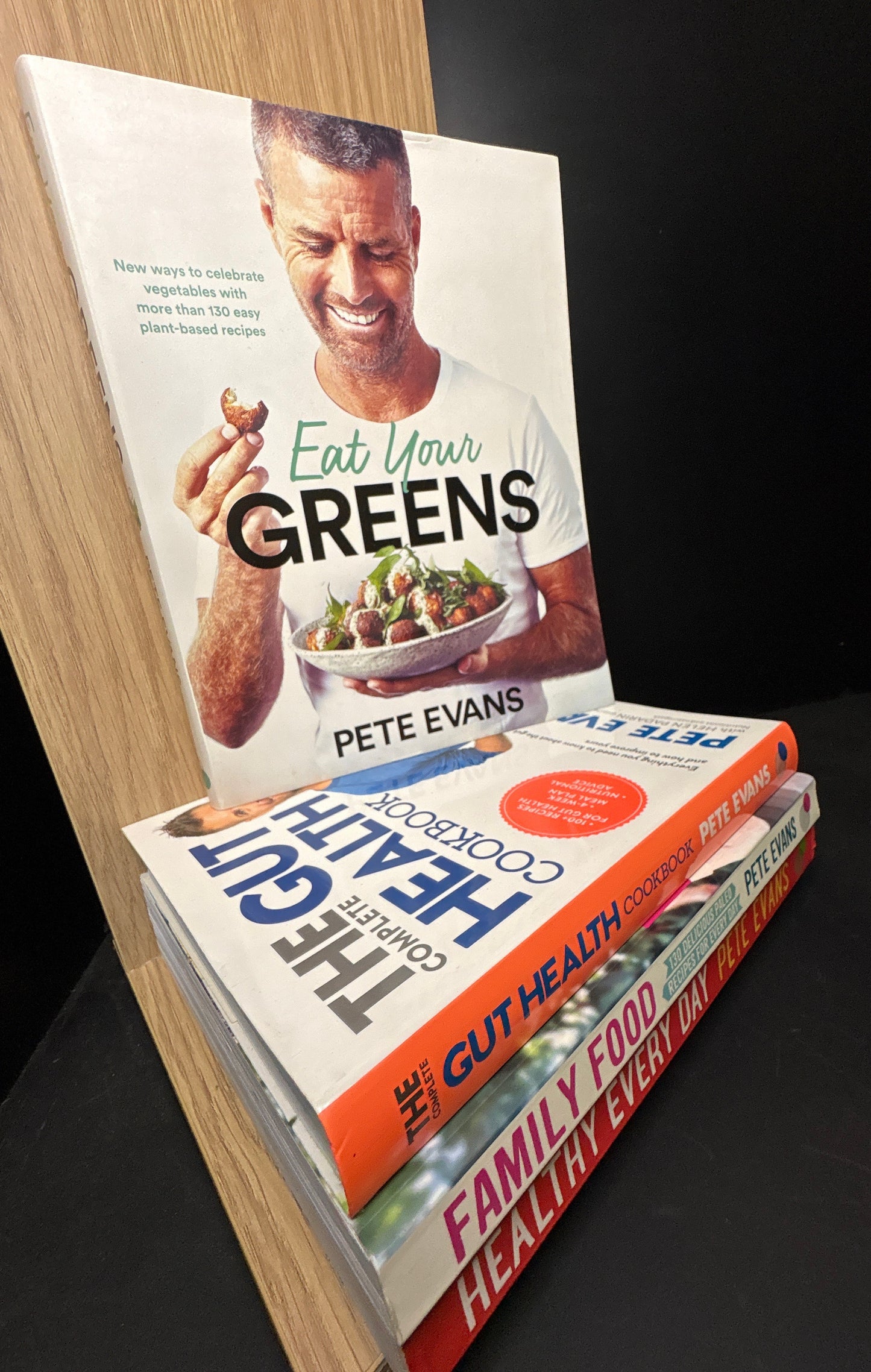 EVANS, Pete - Bundle of 4 - Assorted Cookbooks (Min. fair condition)