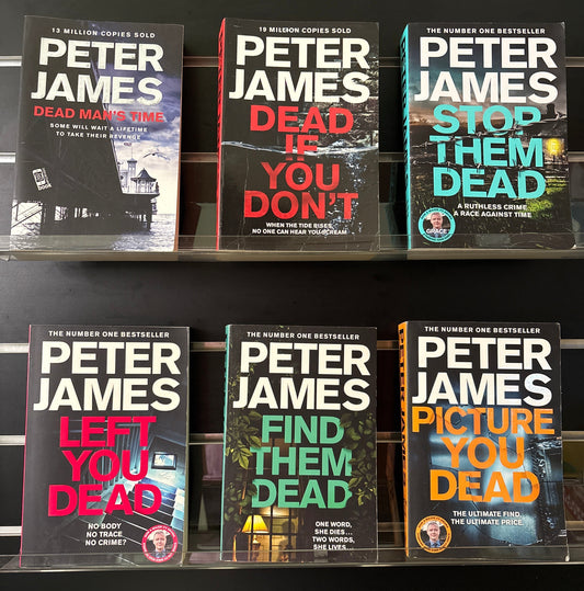 JAMES, Peter 'Roy Grace' Series Assorted Titles Bundle of 6 (min. fair condition)