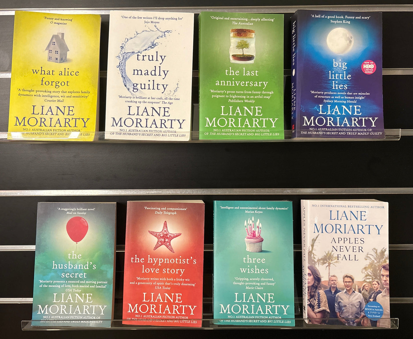 MORTIARTY, Liane Standalone Titles Bundle of 8 (Min. good condition)
