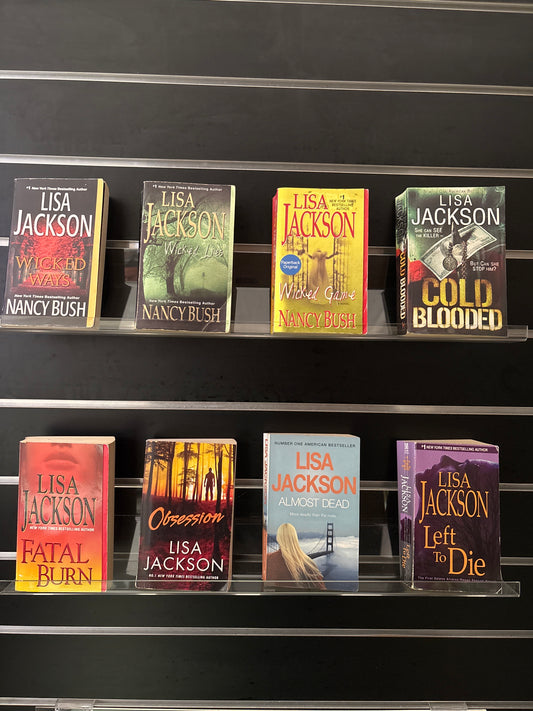 JACKSON, Lisa - Bundle of 8 - Assorted Standalone Titles (Min. fair condition)
