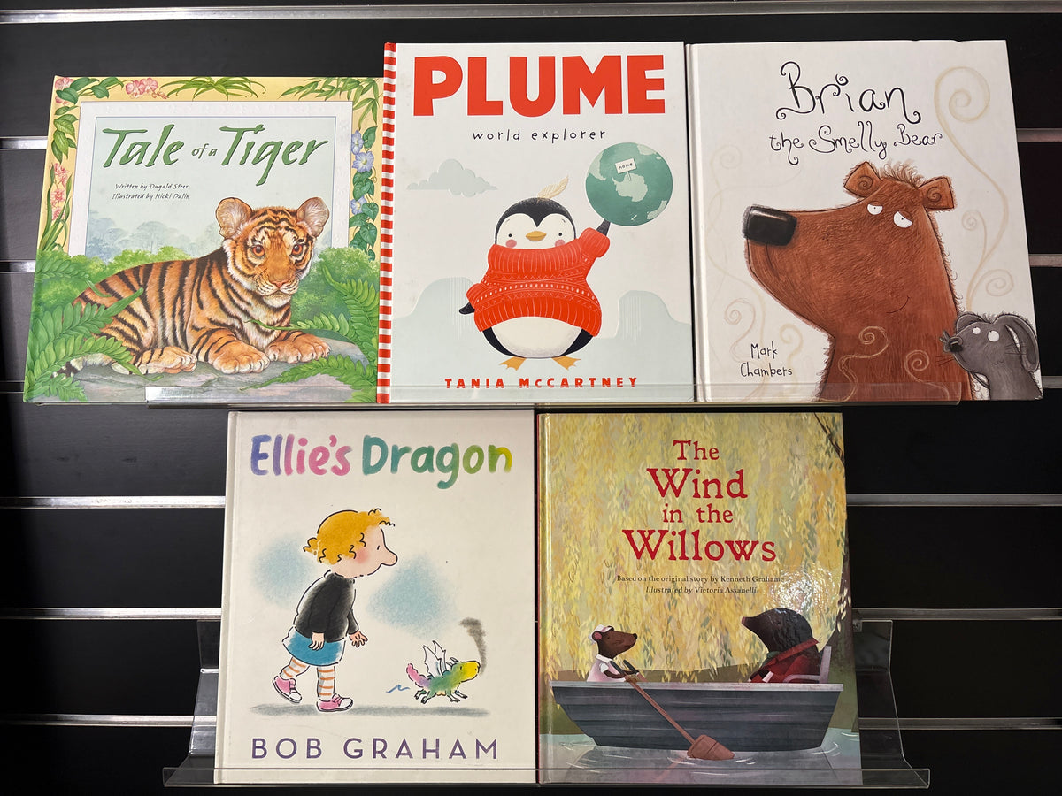 CHILDREN'S PICTURE BOOKS Assorted Standalone Titles Various Authors Bundle of 5 (Min. good condition)