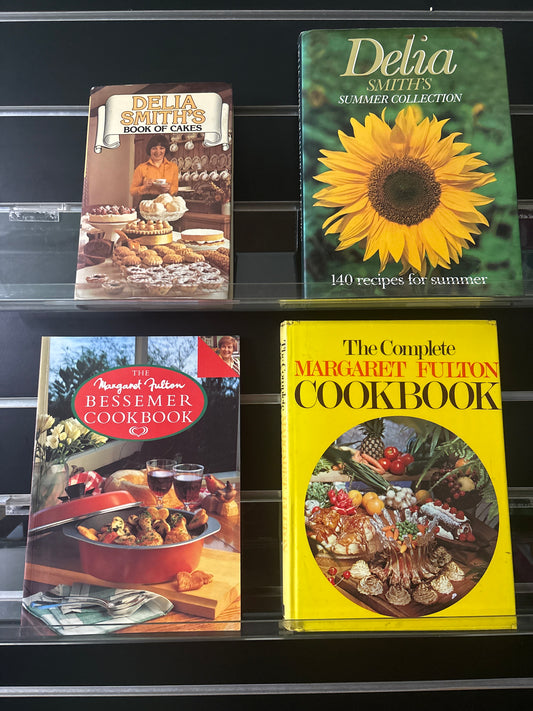 VINTAGE COOKBOOKS Assorted Titles Bundle of 4 (Min. fair condition)
