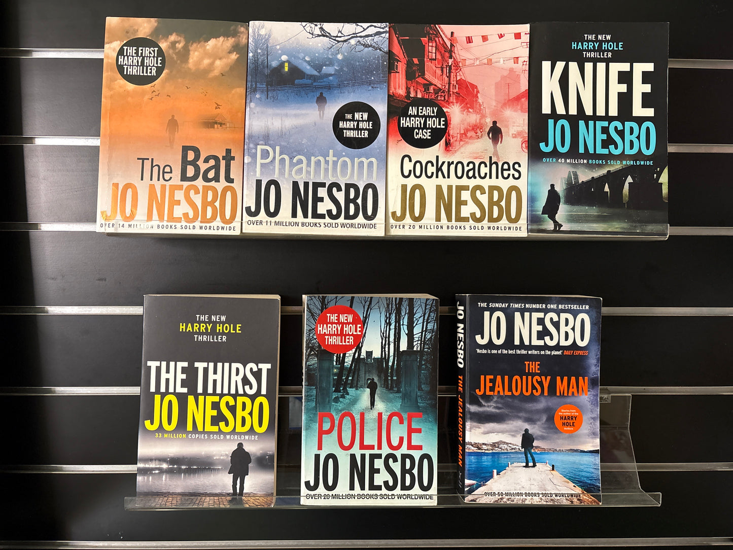 NESBO, Jo - 'Harry Hole' Assorted Titles plus Bonus Short Story Collection Bundle of 7 (Min. fair condition)