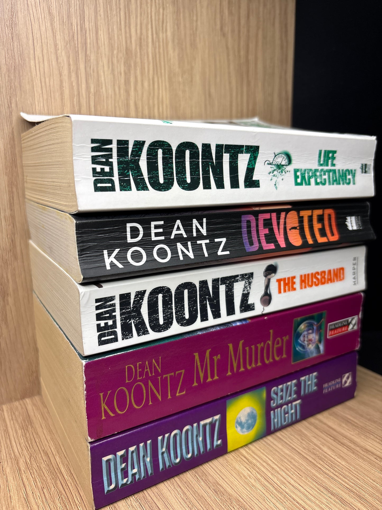 KOONTZ, Dean Assorted Standalone Titles Bundle of 5 (Min. good condition)