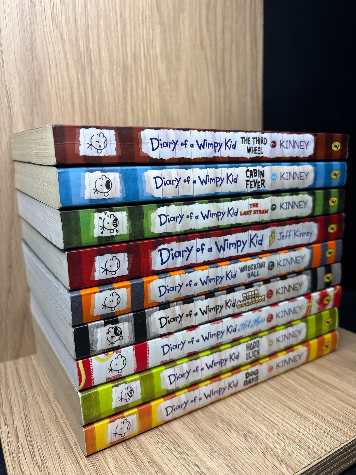KINNEY, Jeff 'Diary of a Wimpy Kid' Series Assorted Titles Bundle of 10 (Min. fair condition)