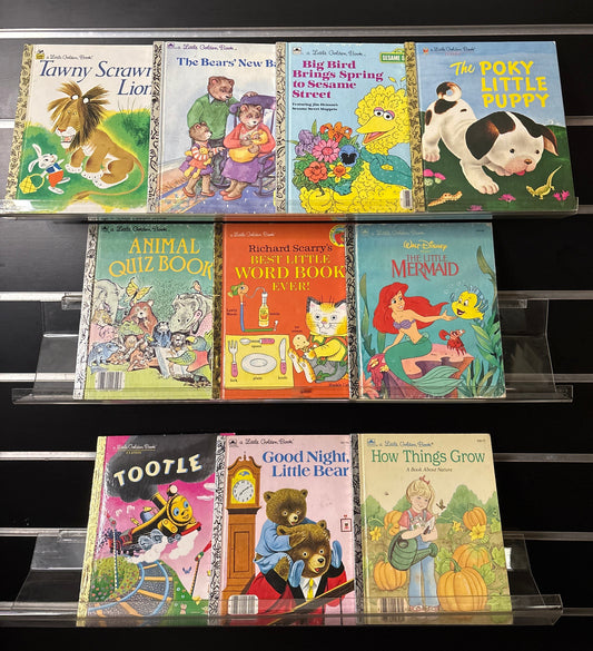 LITTLE GOLDEN BOOKS Assorted Titles Bundle of 10 (Min. Fair condition)