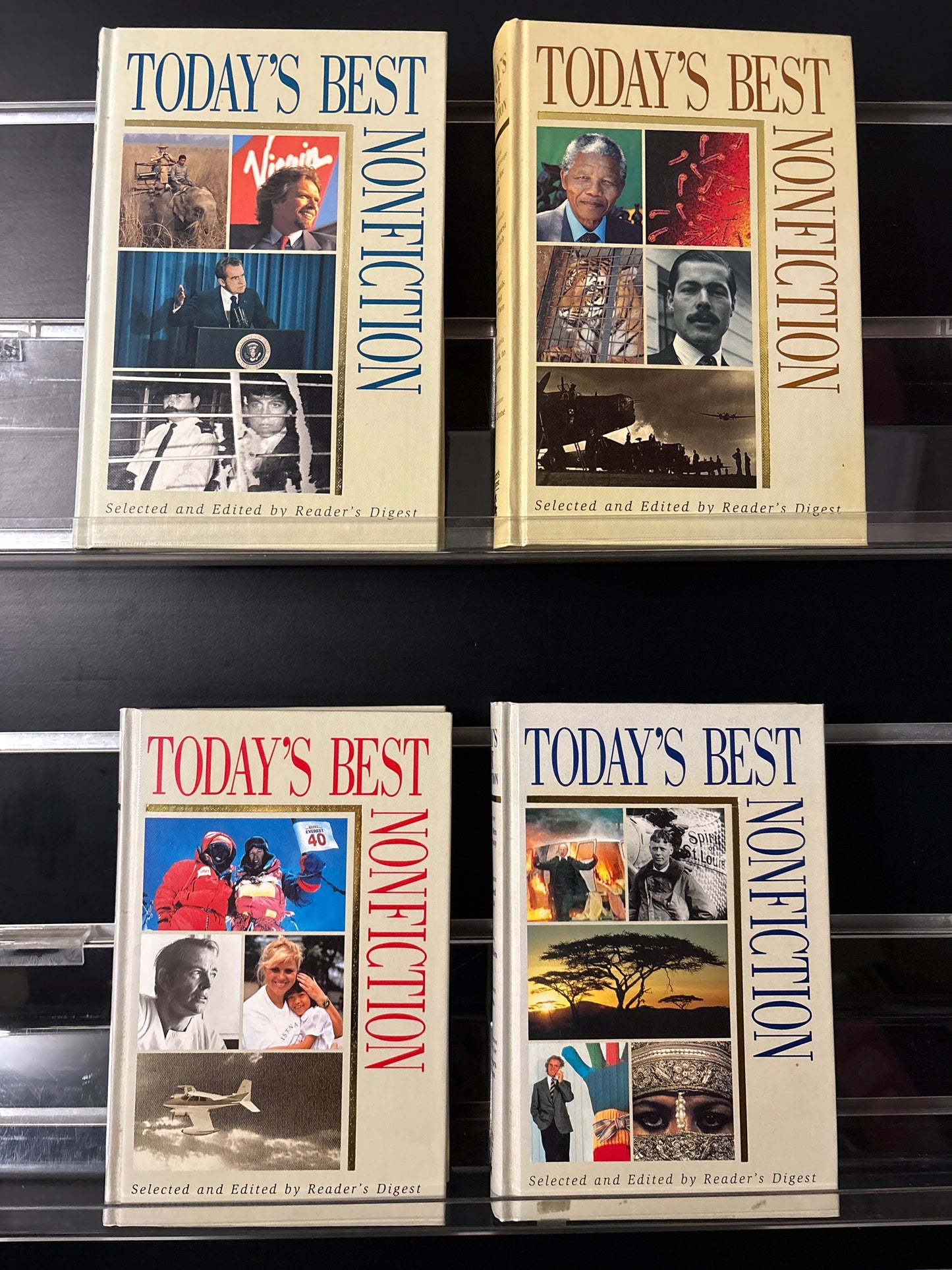 READER'S DIGEST 'Today's Best Nonfiction' 4-in-1 Bundle of 4 (Min. good condition)