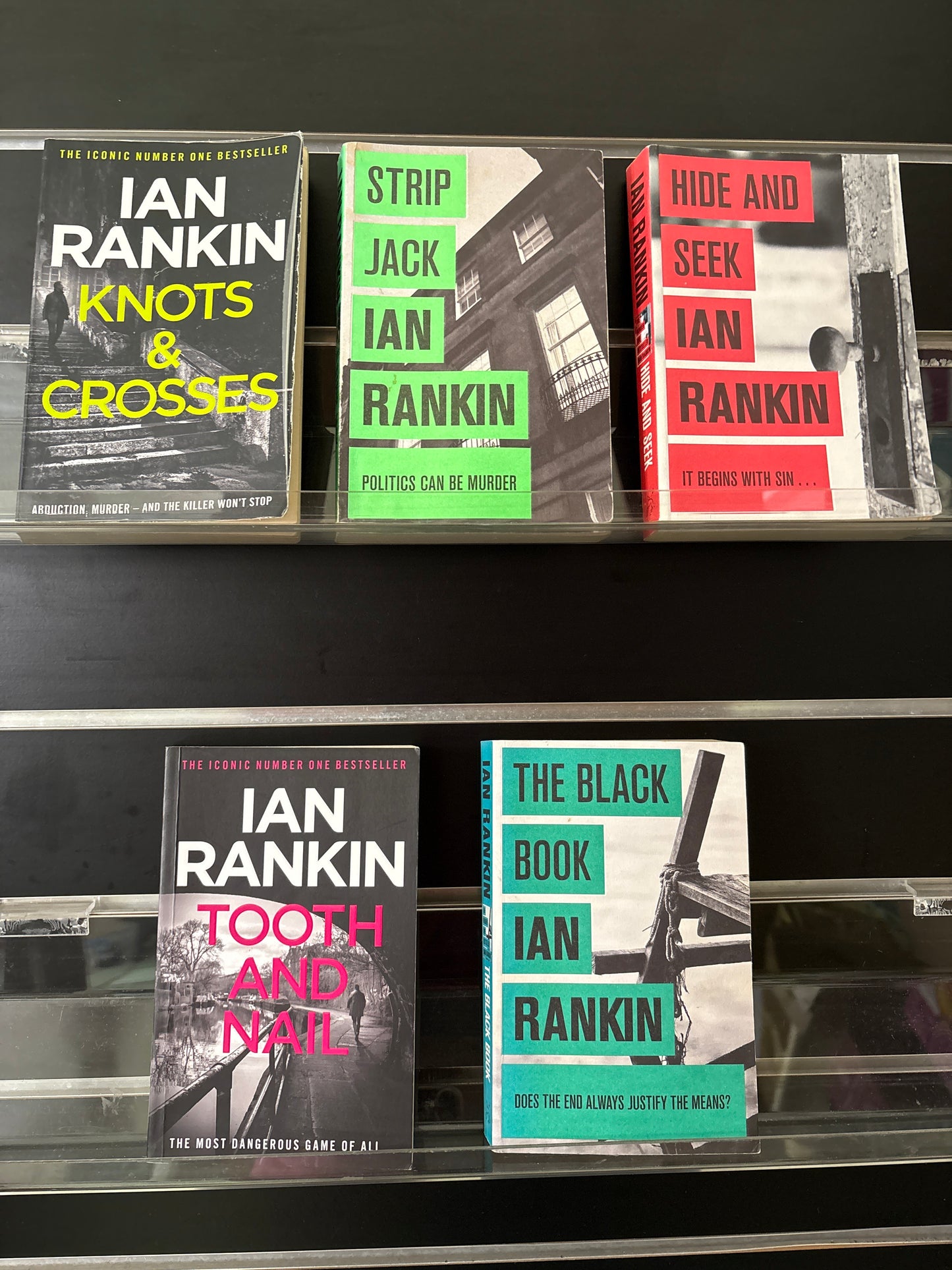 RANKIN, Ian 'John Rebus' Assorted Titles Bundle of 5 (Min. fair condition)