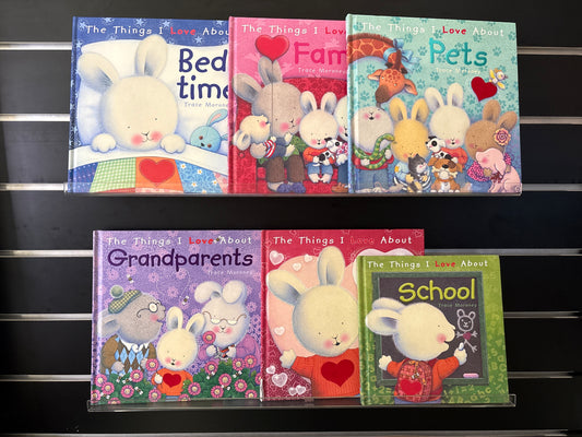 MORONEY, Trace 'Things I Love' Series - Bundle of 6  Titles (Min. fair condition)