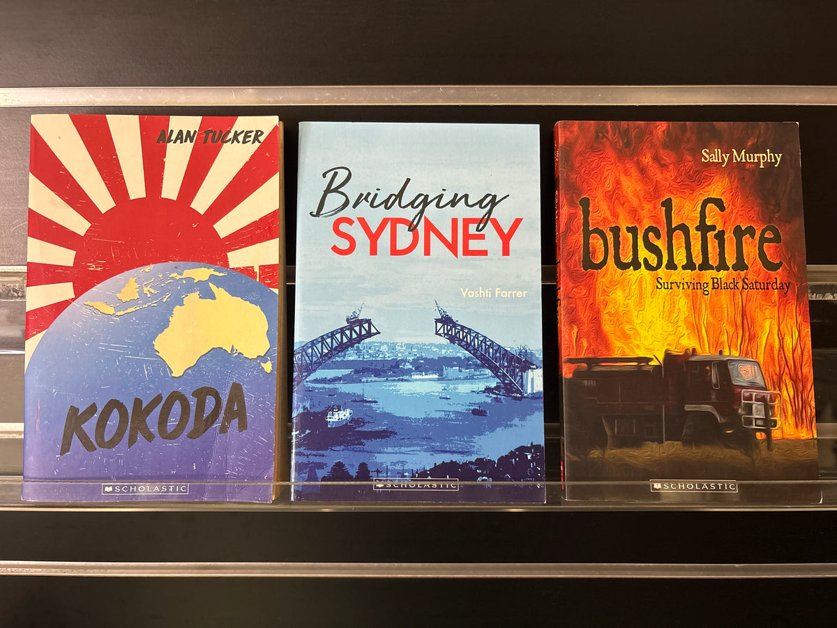 AUSTRALIAN HISTORY Scholastic Readers Assorted Standalone Titles Bundle of 3 (Min. fair condition)