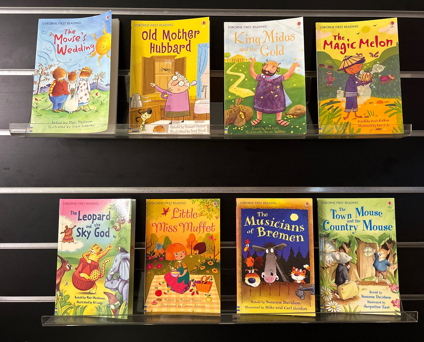 'USBOURNE FIRST READING' Series Assorted Titles Bundle of 8 (Min. good condition)