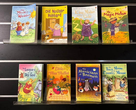 'USBOURNE FIRST READING' Series Assorted Titles Bundle of 8 (Min. good condition)