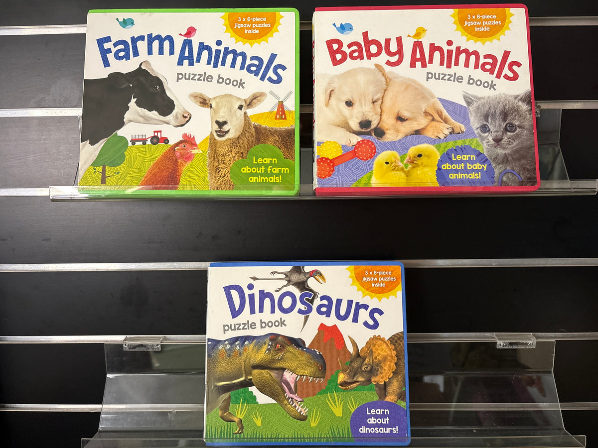 KIDS PUZZLE BOOKS Assorted Standalone Titles Bundle of 3 (Min. good condition)