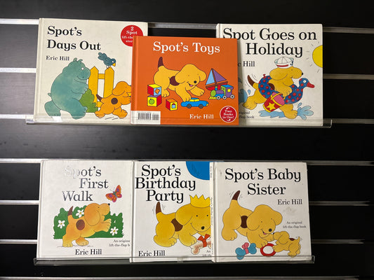 HILL, Eric - Bundle of 6 - Assorted Spot Titles (Min. fair condition)