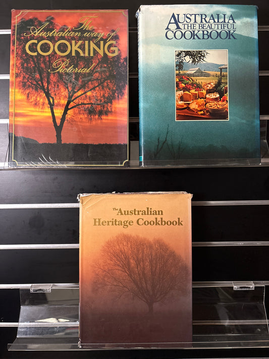 AUSTRALIAN COOKING Assorted Standalone titles Bundle of 3 (Min. fair condition)
