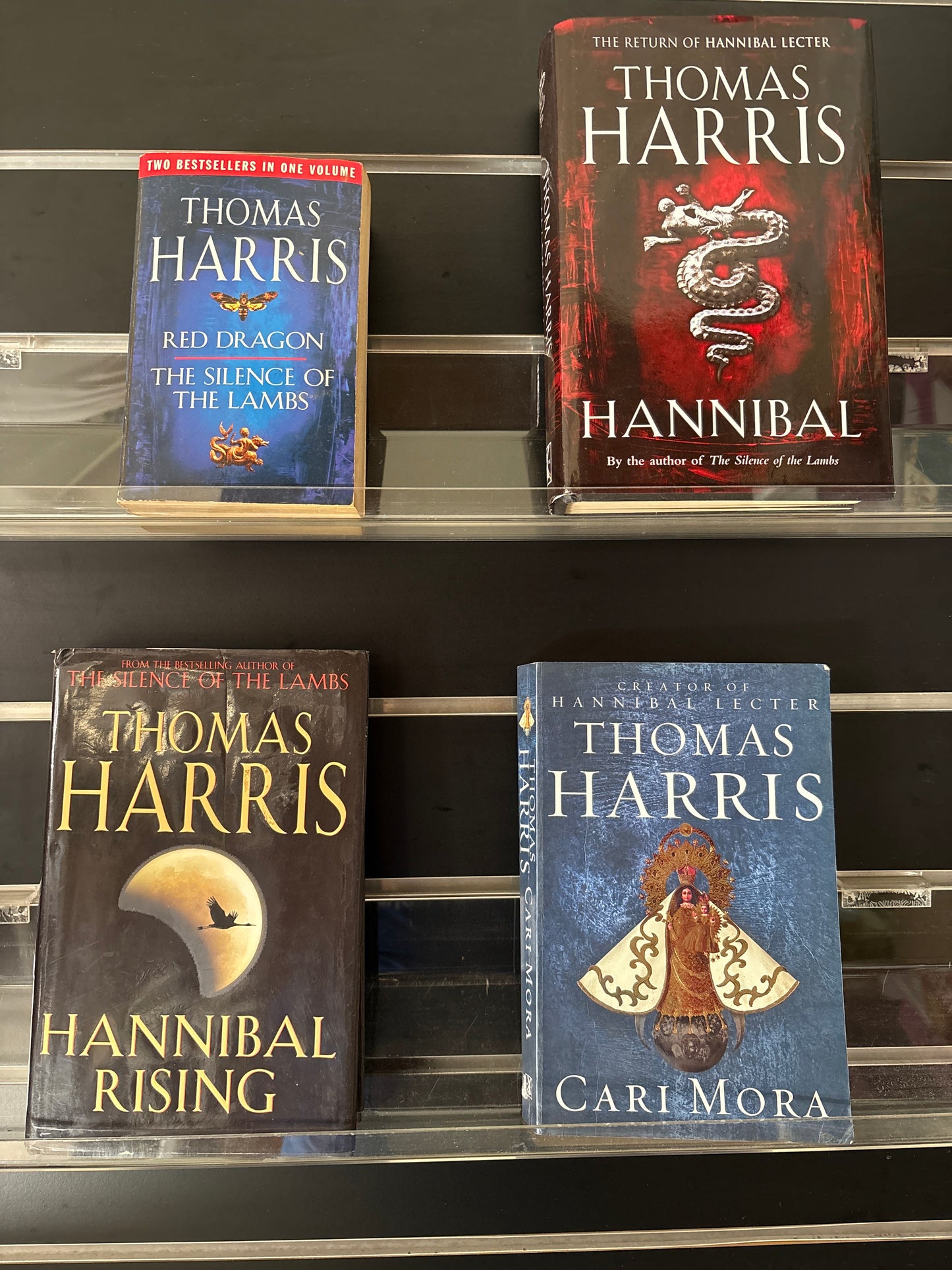 HARRIS, Thomas 'Hannibal Lector' Complete Series plus Bonus Book Bundle of 4 (Min fair condition)