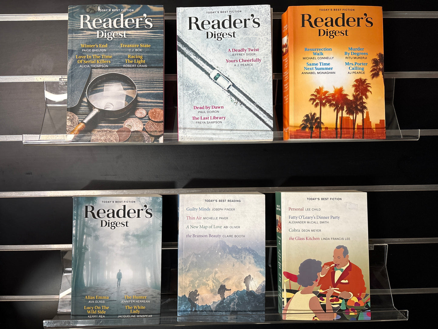 READER'S DIGEST 'Select Editions' 4-in-1 Condensed Stories Bundle of 6 (Min. good condition)
