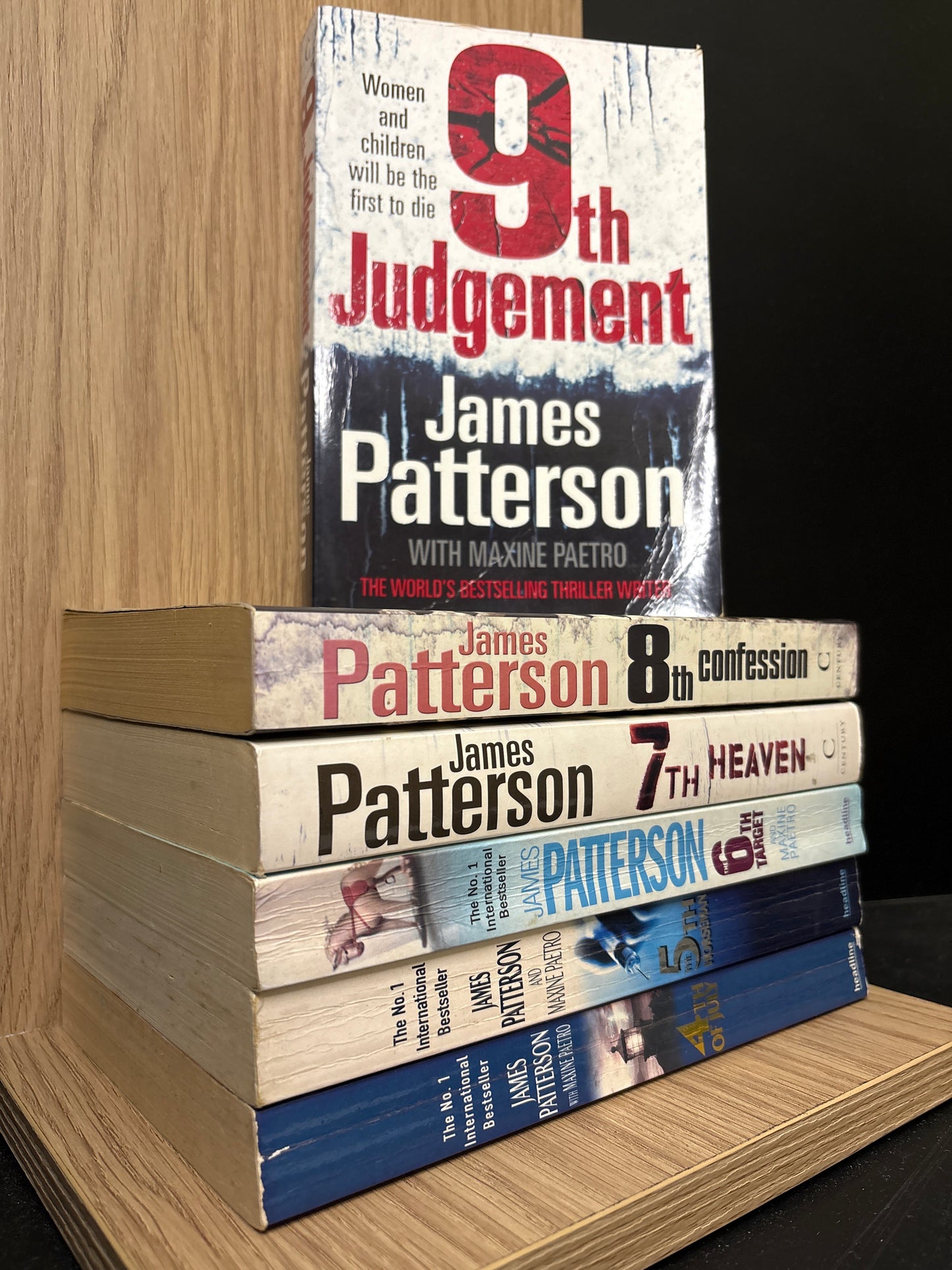 PATTERSON, James 'Women's Murder Club' Books #4-9 (Min. fair condition)