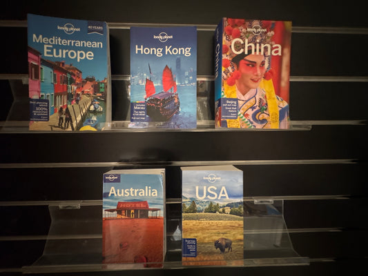 LONELY PLANET Travel guides - Bundle of 5 - assorted locations (min. fair condition)