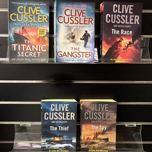 CUSSLER, Clive - Bundle of 5 Assorted Titles in the Isaac Bell Series (Min. fair condition)