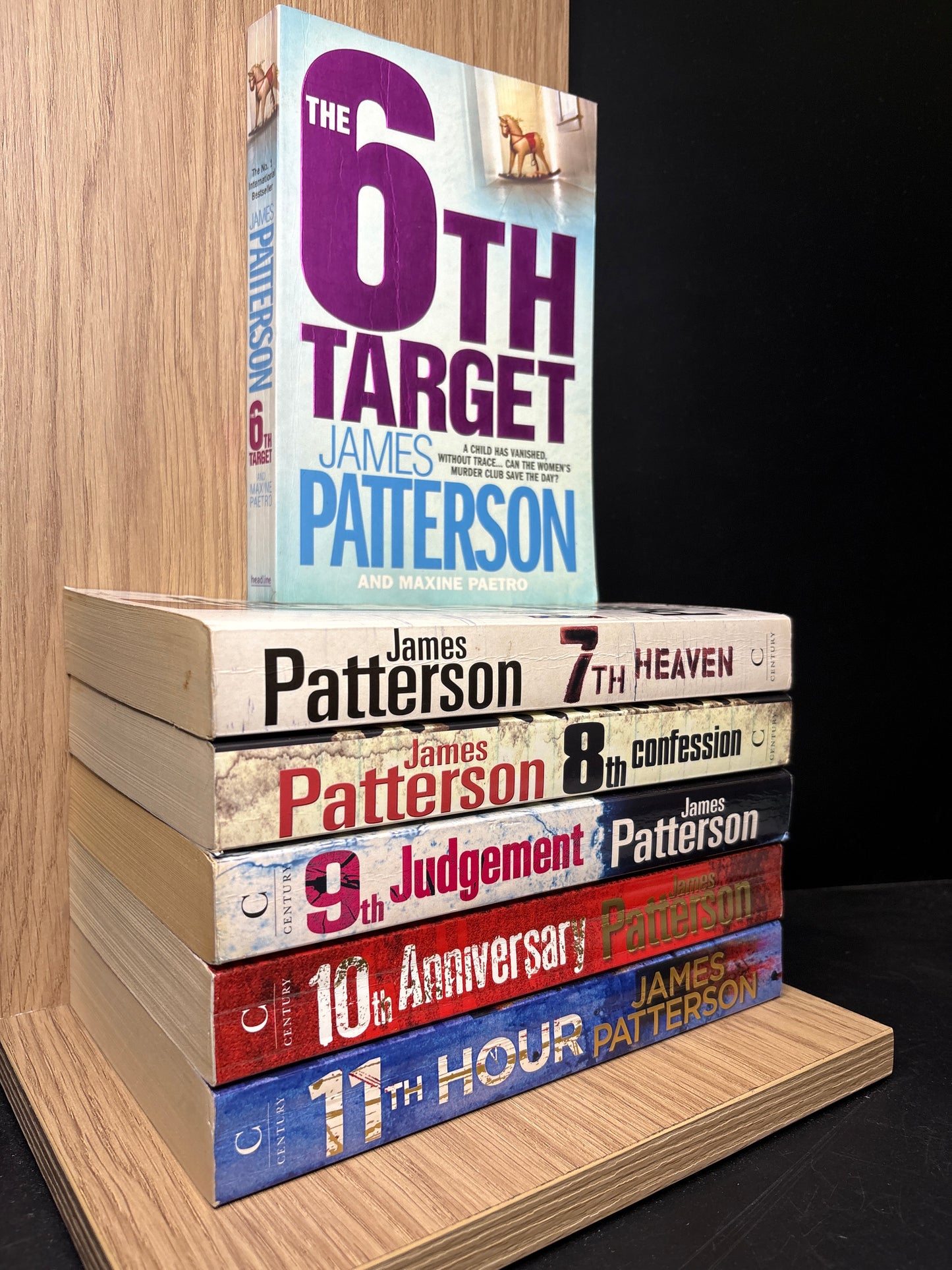 PATTERSON, James 'Women's Murder Club' Series Books #6-11 Bundle of 6 (Min. fair condition)