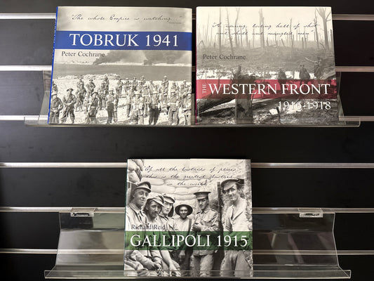 ABC BOOKS: AUSTRALIAN MILITARY HISTORY WW1+2 Bundle of 3 (Min. good condition)