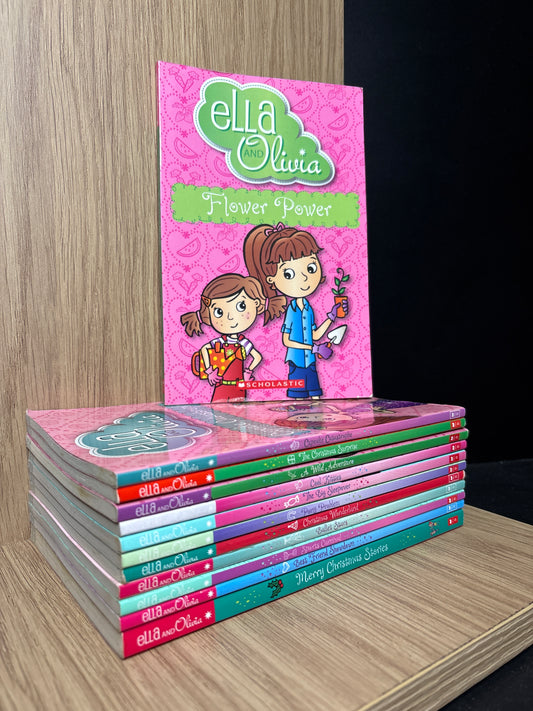 POSHOGLIAN & McDONALD, 'Ella and Olivia' Series Assorted Titles Bundle of 12 (Min. fair condition)