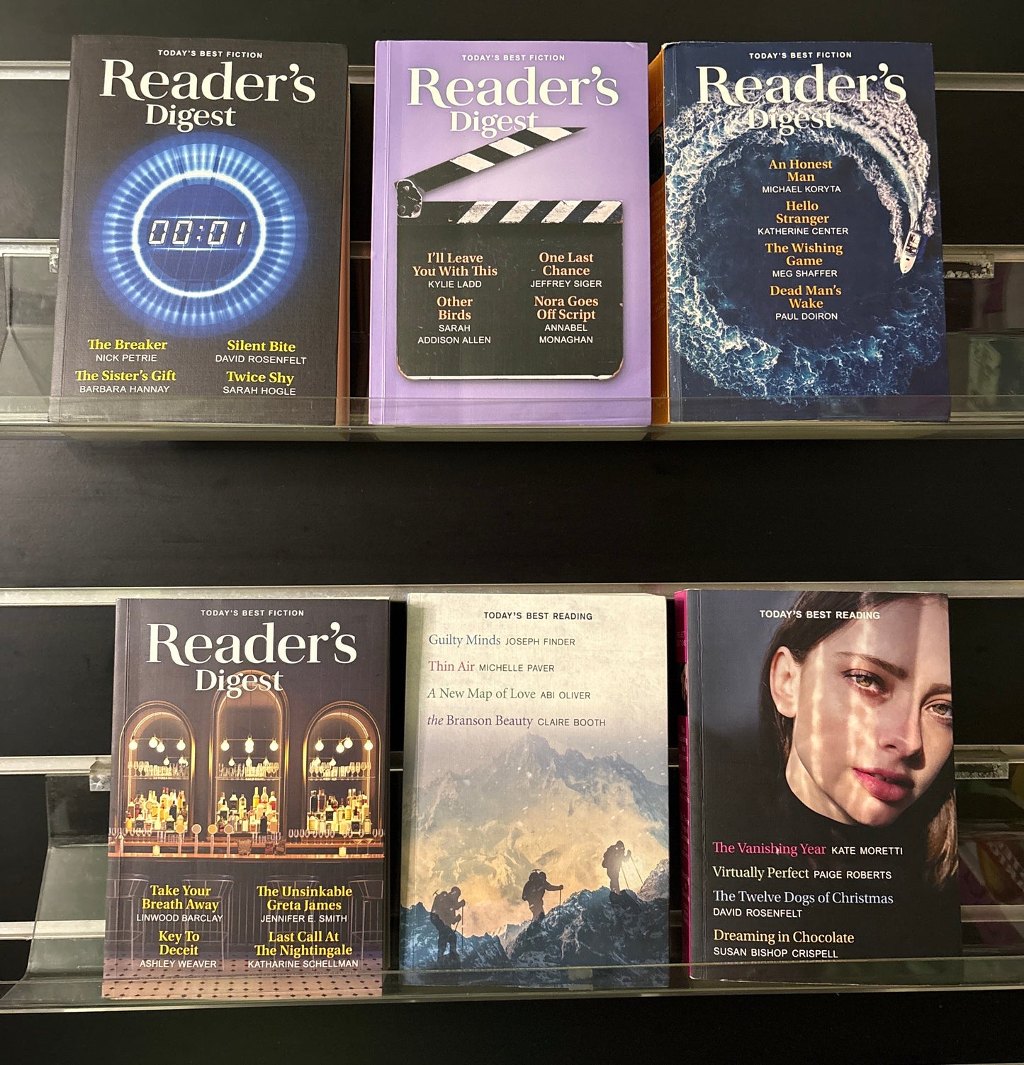 READER'S DIGEST 'Select Editions' 4-in-1 Condensed Stories Bundle of 6 (Min. good condition)