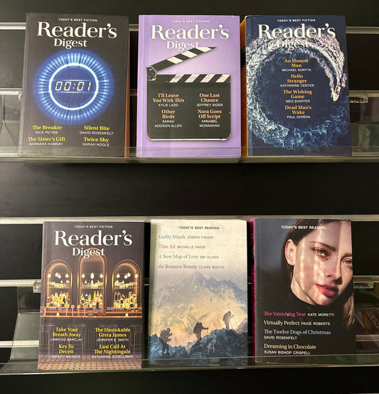 READER'S DIGEST 'Select Editions' 4-in-1 Condensed Stories Bundle of 6 (Min. good condition)