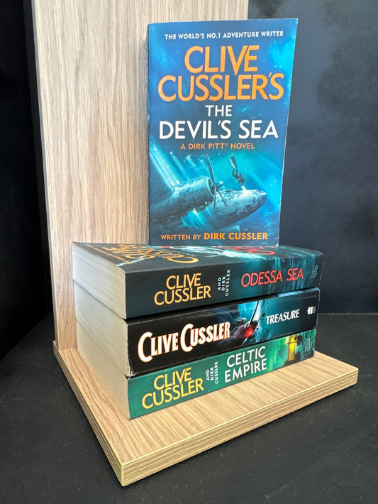 CUSSLER, Clive - Bundle of 4 - Assorted Titles in Dirk Pitt Series (Min. good condition)