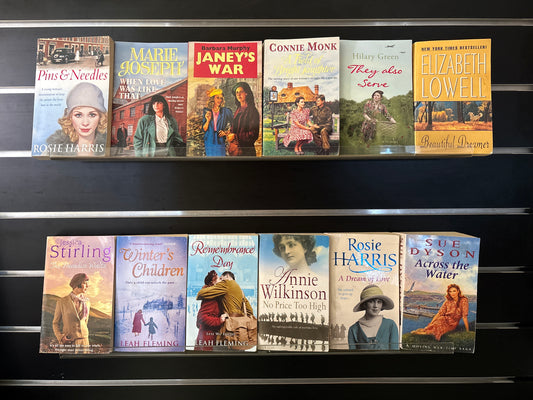 SELECTED Hist Romance Titles  - Bundle of 12 - Assorted Authors (Min. fair condition)