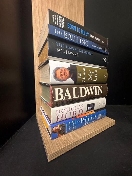 POLITICAL BIOGRAPHIES - Bundle of 7 - Assorted Titles (Min. fair condition)