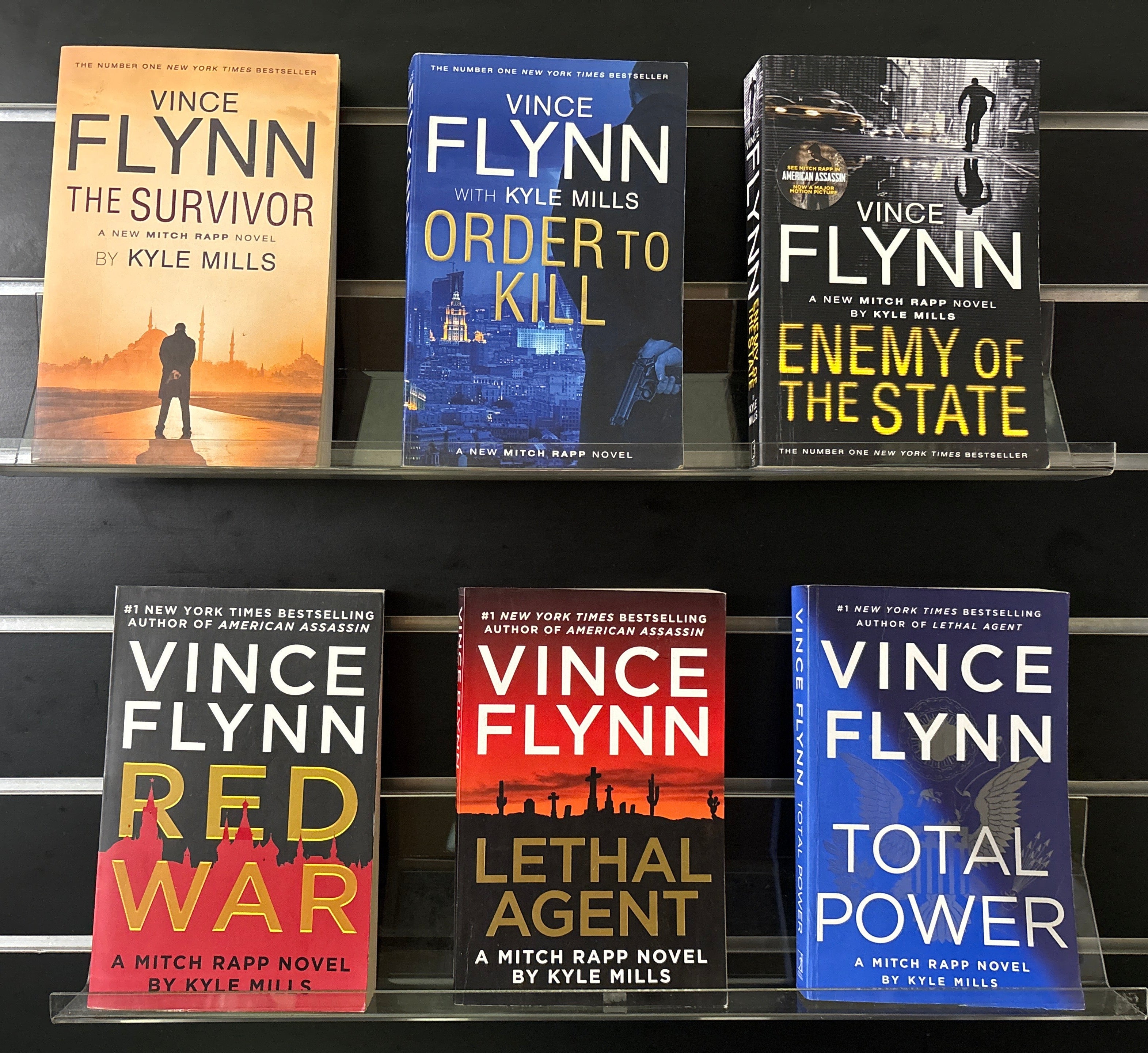 FLYNN, Vince/ MILLS Kyle 'Mitch Rapp' Series Assorted Titles Bundle of ...