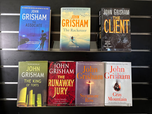 GRISHAM, John - Bundle of 7 - Assorted Standalone Titles (Min. fair condition)