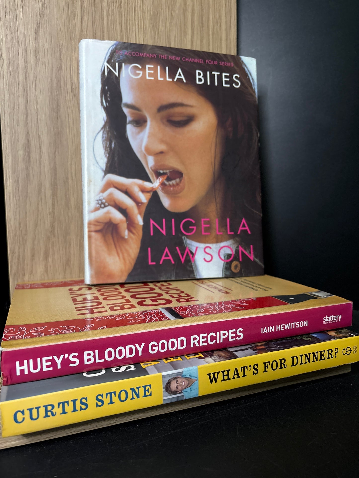 COOK BOOKS Assorted Titles by Celebrity Chefs Bundle of 3 (Min. fair condition)