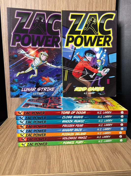 LARRY, H. I - 'Zac Power' Series Assorted Titles Bundle of 10 (Min. good condition)