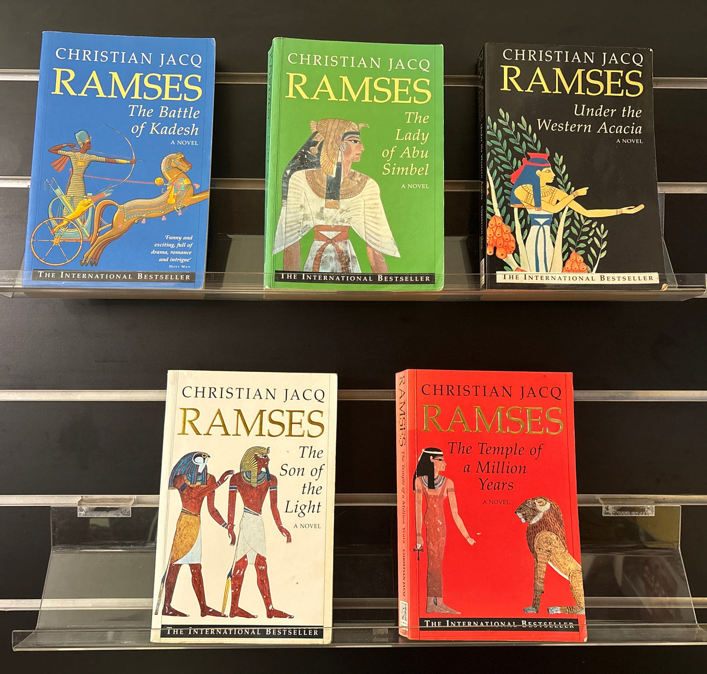 JACQ, Christian 'Ramses' Complete Series Bundle of 5 (Min. fair condition)