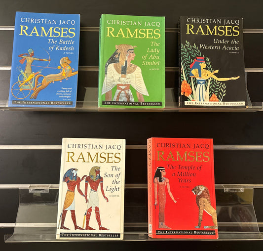 JACQ, Christian 'Ramses' Complete Series Bundle of 5 (Min. fair condition)