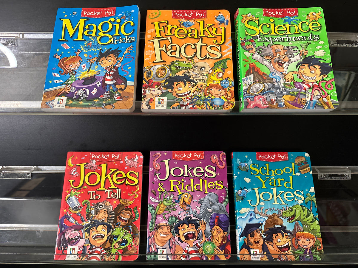 HINKLER Pocket Pal Jokes Assorted Standalone Titles Bundle of 6 (Min. good condition)