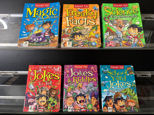 HINKLER Pocket Pal Jokes Assorted Standalone Titles Bundle of 6 (Min. good condition)