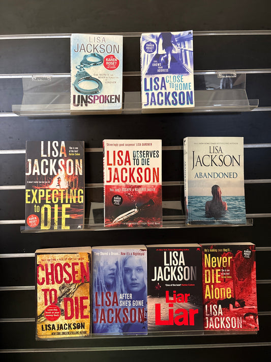 JACKSON, Lisa - Bundle of 9 - Assorted Standalone Titles (Min. good condition)