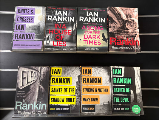 RANKIN, Ian 'John Rebus' Series Assorted Titles Bundle of 8 (Min. fair condition)