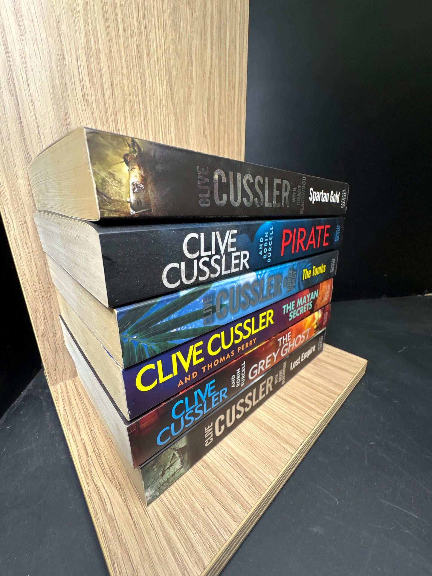 CUSSLER, Clive: 'Fargo' Series - Bundle of 6 Assorted Titles (Min. fair condition)