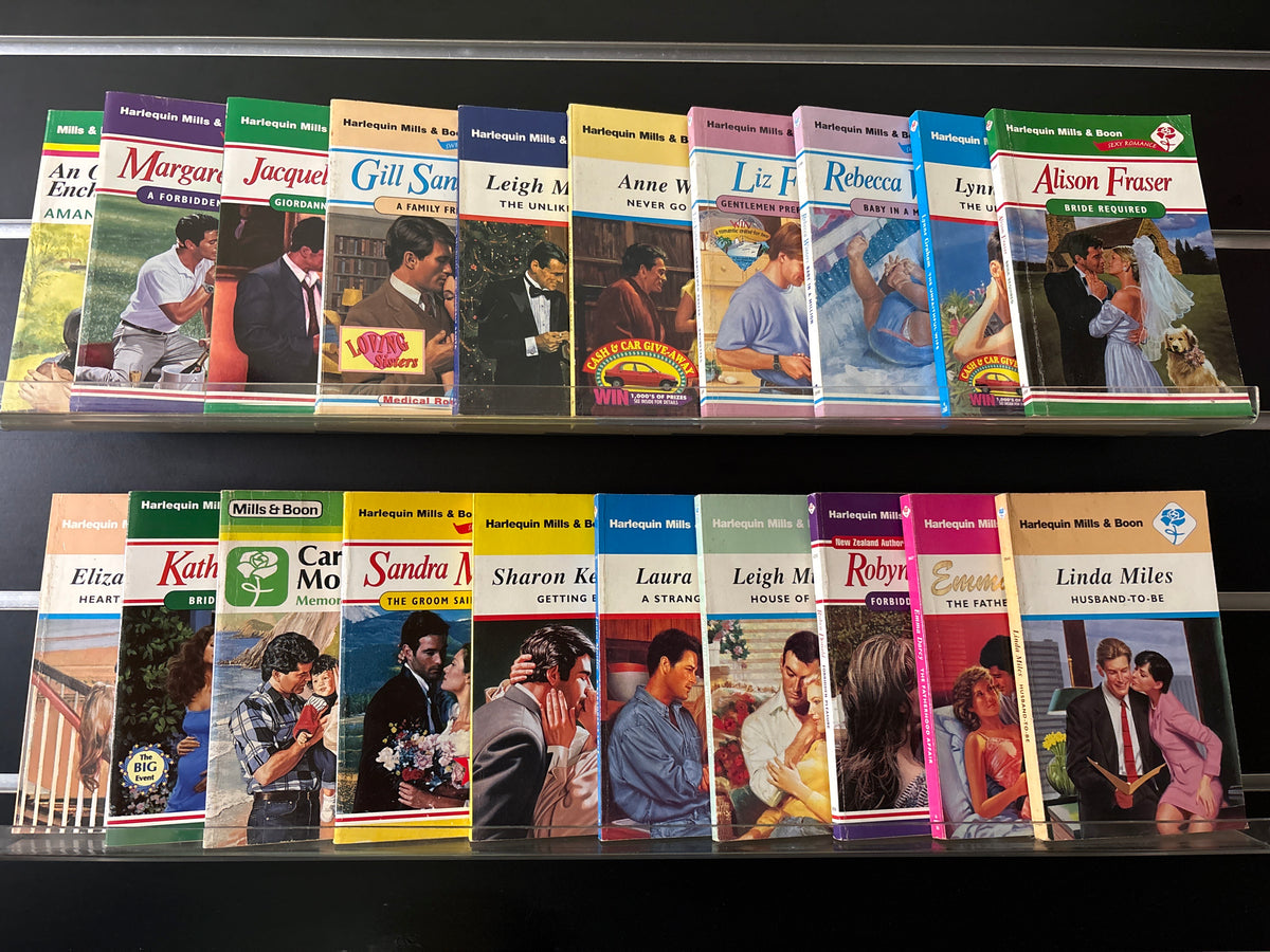 Mills & Boon Single Story Assorted Titles Bundle of 40 (Min. Fair condition)