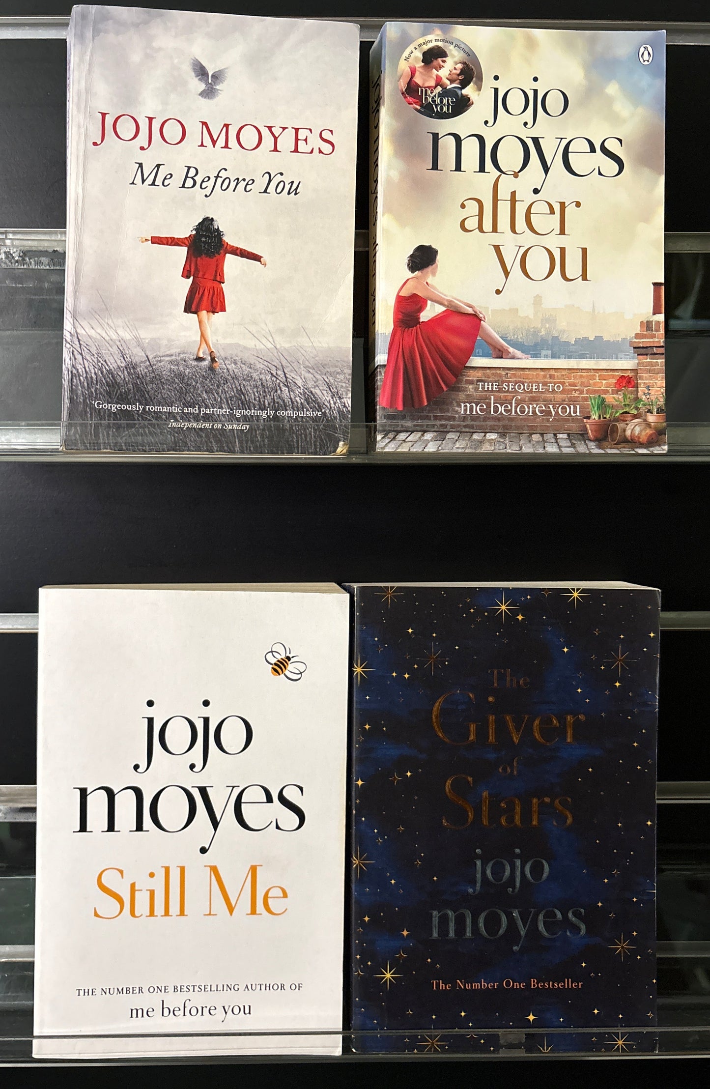 MOYES, Jojo 'Me Before You' Complete Trilogy + Bonus Standalone Title Bundle of 4 (Min. good condition)