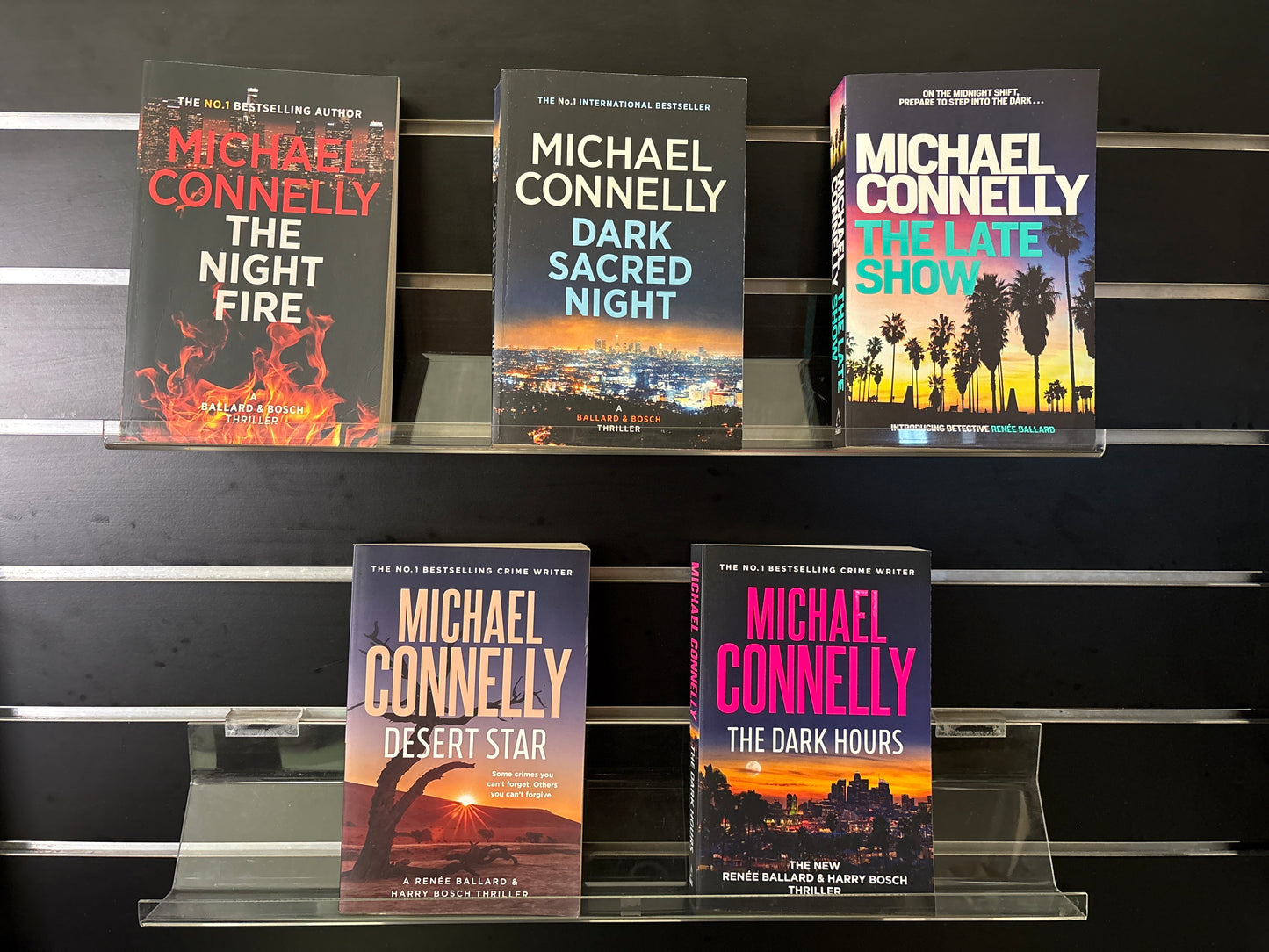 CONNELLY, Michael 'Ballard & Bosch' Series - Bundle of 5 Assorted Titles (Min. good condition)