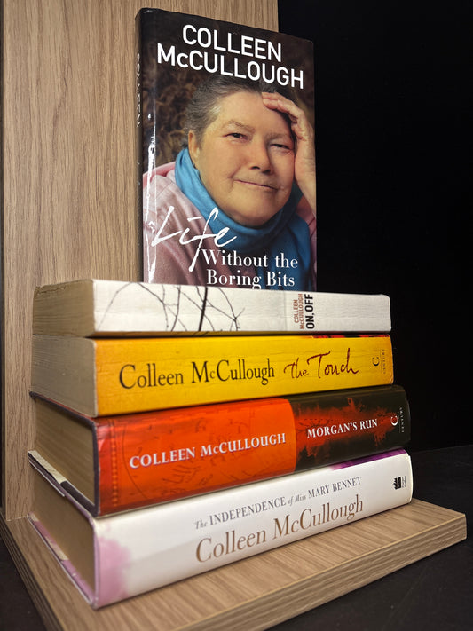 McCULLOUGH, Colleen Assorted Novels + Autobiography Bundle of 5 (Min. fair condition)
