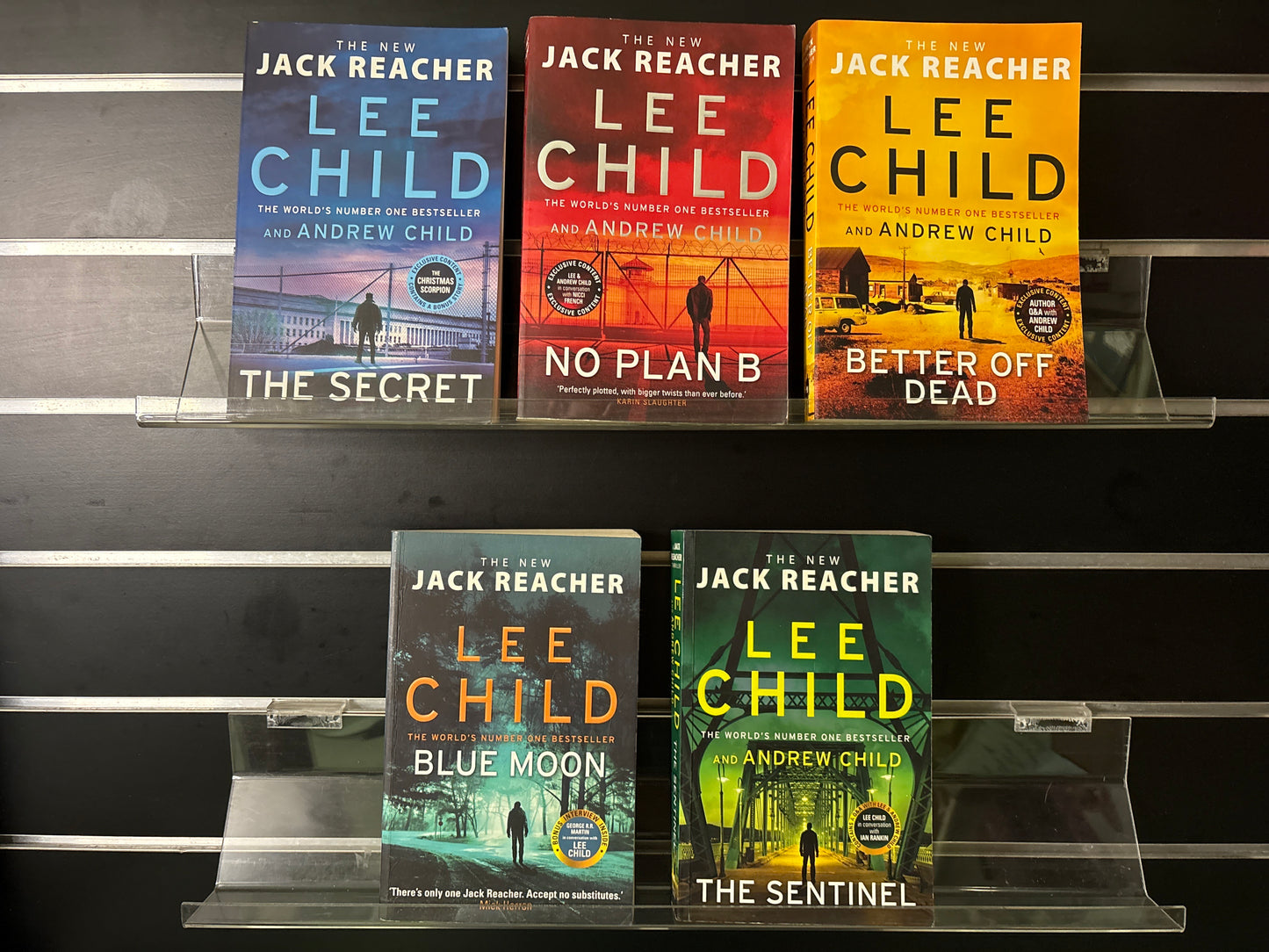 CHILD, Lee 'Jack Reacher' Assorted Standalone Titles Bundle of 5 (Min. good condition)